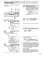 Preview for 11 page of Technics SL-PD1010 Operating Instructions Manual