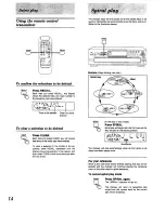 Preview for 14 page of Technics SL-PD1010 Operating Instructions Manual