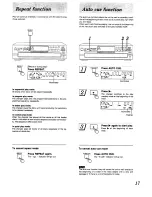 Preview for 17 page of Technics SL-PD1010 Operating Instructions Manual