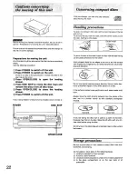 Preview for 22 page of Technics SL-PD1010 Operating Instructions Manual