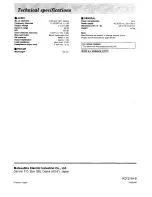 Preview for 24 page of Technics SL-PD1010 Operating Instructions Manual