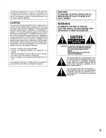 Предварительный просмотр 3 страницы Technics SL-PD667 Operating Instructions Manual