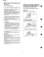 Preview for 4 page of Technics SL-PD687 Service Manual