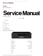 Preview for 4 page of Technics SL-PD7 Service Manual