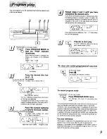 Предварительный просмотр 9 страницы Technics SL-PD787 Operating Instructions Manual