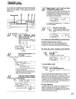 Предварительный просмотр 11 страницы Technics SL-PD787 Operating Instructions Manual