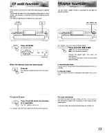 Предварительный просмотр 13 страницы Technics SL-PD787 Operating Instructions Manual