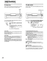 Предварительный просмотр 14 страницы Technics SL-PD787 Operating Instructions Manual