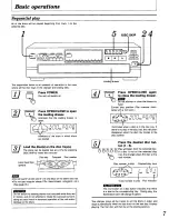 Предварительный просмотр 7 страницы Technics SL-PD788 Operating Instructions Manual