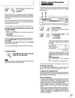 Предварительный просмотр 17 страницы Technics SL-PD788 Operating Instructions Manual