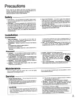 Предварительный просмотр 3 страницы Technics SL-PD947 Operating Instructions Manual