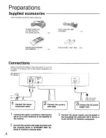 Предварительный просмотр 4 страницы Technics SL-PD947 Operating Instructions Manual