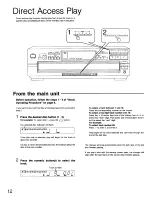 Предварительный просмотр 12 страницы Technics SL-PD947 Operating Instructions Manual