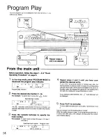 Предварительный просмотр 14 страницы Technics SL-PD947 Operating Instructions Manual