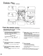 Предварительный просмотр 20 страницы Technics SL-PD947 Operating Instructions Manual