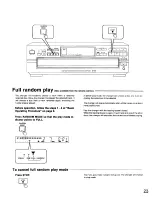 Предварительный просмотр 23 страницы Technics SL-PD947 Operating Instructions Manual