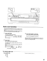 Предварительный просмотр 27 страницы Technics SL-PD947 Operating Instructions Manual