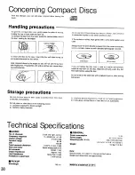 Предварительный просмотр 38 страницы Technics SL-PD947 Operating Instructions Manual