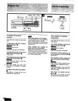 Preview for 36 page of Technics SL-PG350 Operating Instructions Manual