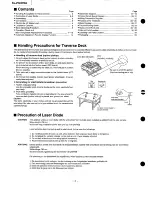 Preview for 2 page of Technics SL-PG370A Service Manual