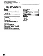 Preview for 2 page of Technics SL-PG440 Operating Instructions Manual