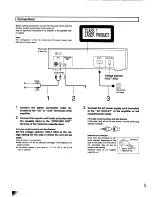 Preview for 5 page of Technics SL-PG440 Operating Instructions Manual