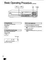 Preview for 10 page of Technics SL-PG440 Operating Instructions Manual