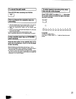 Preview for 21 page of Technics SL-PG440 Operating Instructions Manual