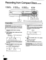 Preview for 22 page of Technics SL-PG440 Operating Instructions Manual