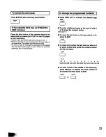 Preview for 23 page of Technics SL-PG440 Operating Instructions Manual