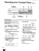 Preview for 26 page of Technics SL-PG440 Operating Instructions Manual