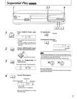 Предварительный просмотр 7 страницы Technics SL-PG480A - schematics Operating Instructions Manual