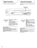 Предварительный просмотр 8 страницы Technics SL-PG480A - schematics Operating Instructions Manual