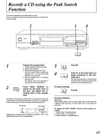 Предварительный просмотр 15 страницы Technics SL-PG480A - schematics Operating Instructions Manual