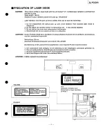 Preview for 3 page of Technics SL-PG520A Service Manual