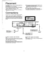 Предварительный просмотр 4 страницы Technics SL-PS700 Operating Instructions Manual