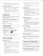 Preview for 5 page of Technics SL-Q3 Operating Instructions Manual