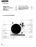 Предварительный просмотр 4 страницы Technics SL-Q33 Service Manual