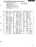 Preview for 26 page of Technics SL-QL15 Service Manual