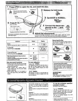 Preview for 4 page of Technics SL-XP140 Operating Instructions Manual