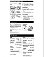 Preview for 7 page of Technics SL-XP140 Operating Instructions Manual