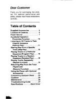 Preview for 2 page of Technics SL-XP350 Operating Instructions Manual