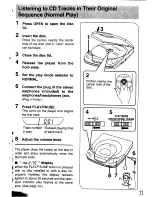 Preview for 11 page of Technics SL-XP350 Operating Instructions Manual