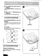 Preview for 17 page of Technics SL-XP350 Operating Instructions Manual