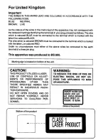 Preview for 3 page of Technics SL-XP700 Operating Instructions Manual