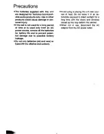 Preview for 4 page of Technics SL-XP700 Operating Instructions Manual