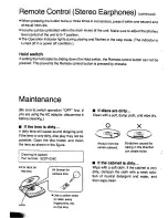 Preview for 16 page of Technics SL-XP700 Operating Instructions Manual