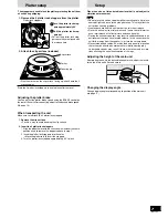 Preview for 7 page of Technics SLDZ1200 - SD/CD D/D TURNTABLE Operating Instructions Manual