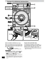 Preview for 12 page of Technics SLDZ1200 - SD/CD D/D TURNTABLE Operating Instructions Manual