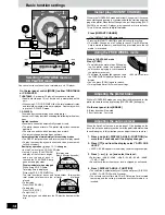 Preview for 14 page of Technics SLDZ1200 - SD/CD D/D TURNTABLE Operating Instructions Manual